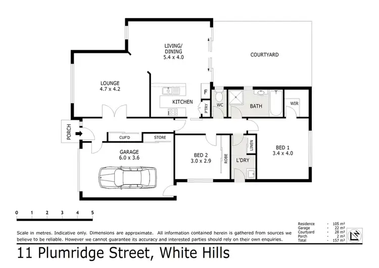 Floorplan of Homely house listing, 11 Plumridge Street, White Hills VIC 3550