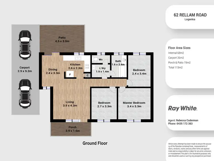 Floorplan of Homely house listing, 62 Rellam Road, Loganlea QLD 4131