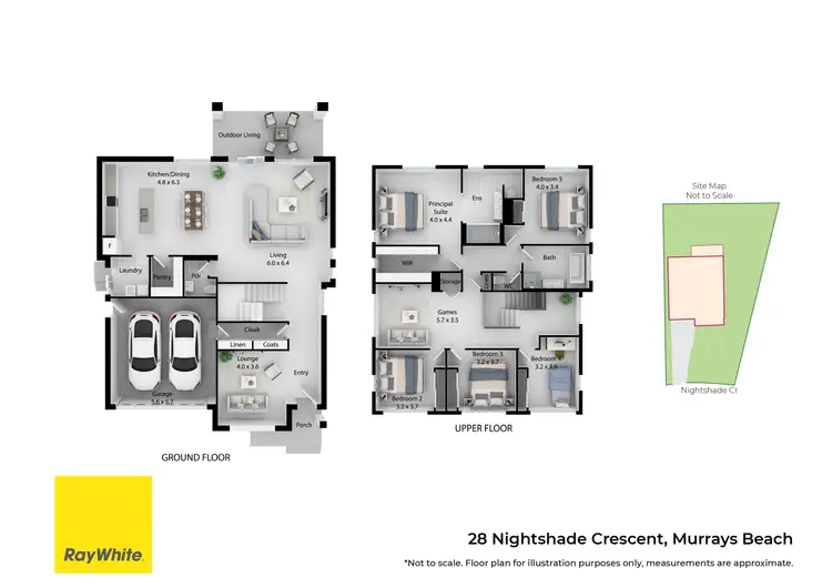 Floorplan of Homely house listing, 28 Nightshade Crescent, Murrays Beach NSW 2281