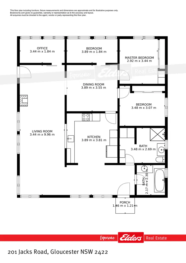 Floorplan of Homely rural property listing, 201 Jacks Road, Gloucester NSW 2422