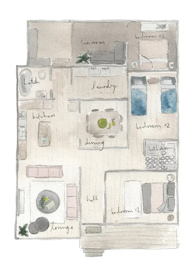 Floorplan of Homely house listing, 3 CLARENCE STREET, Loch VIC 3945