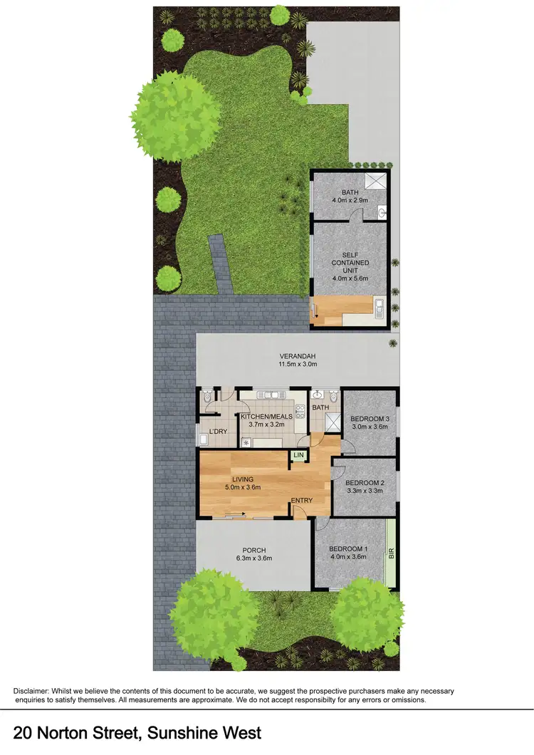 Floorplan of Homely house listing, 20 Norton Street, Sunshine West VIC 3020