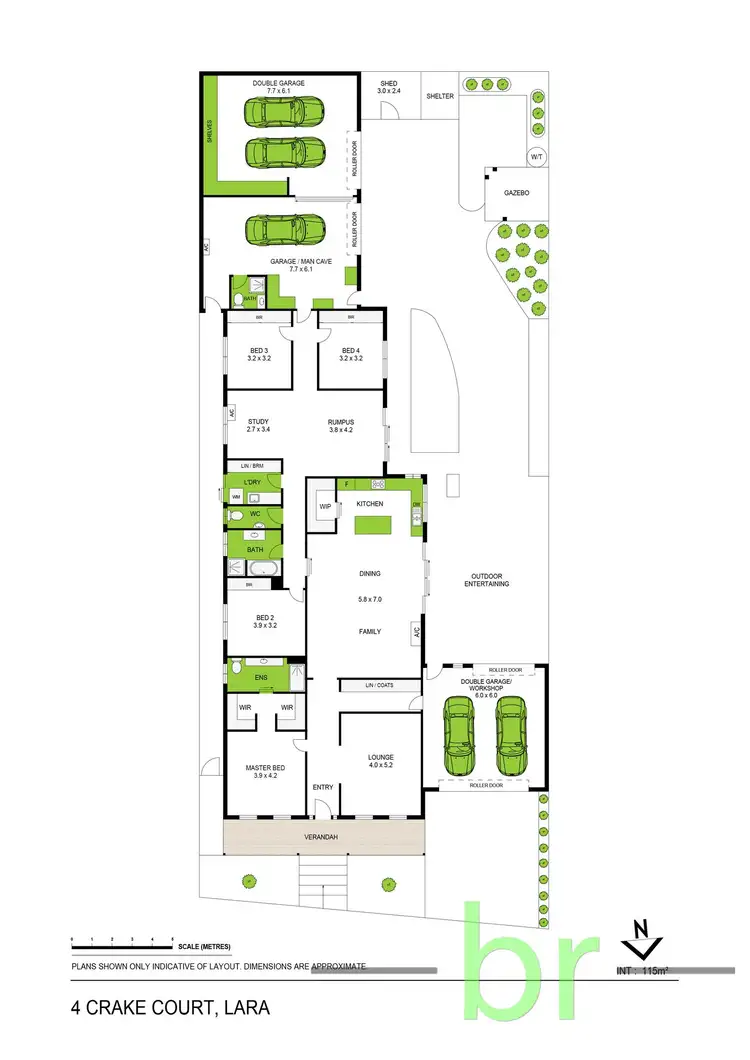 Floorplan of Homely house listing, 4 Crake Court, Lara VIC 3212