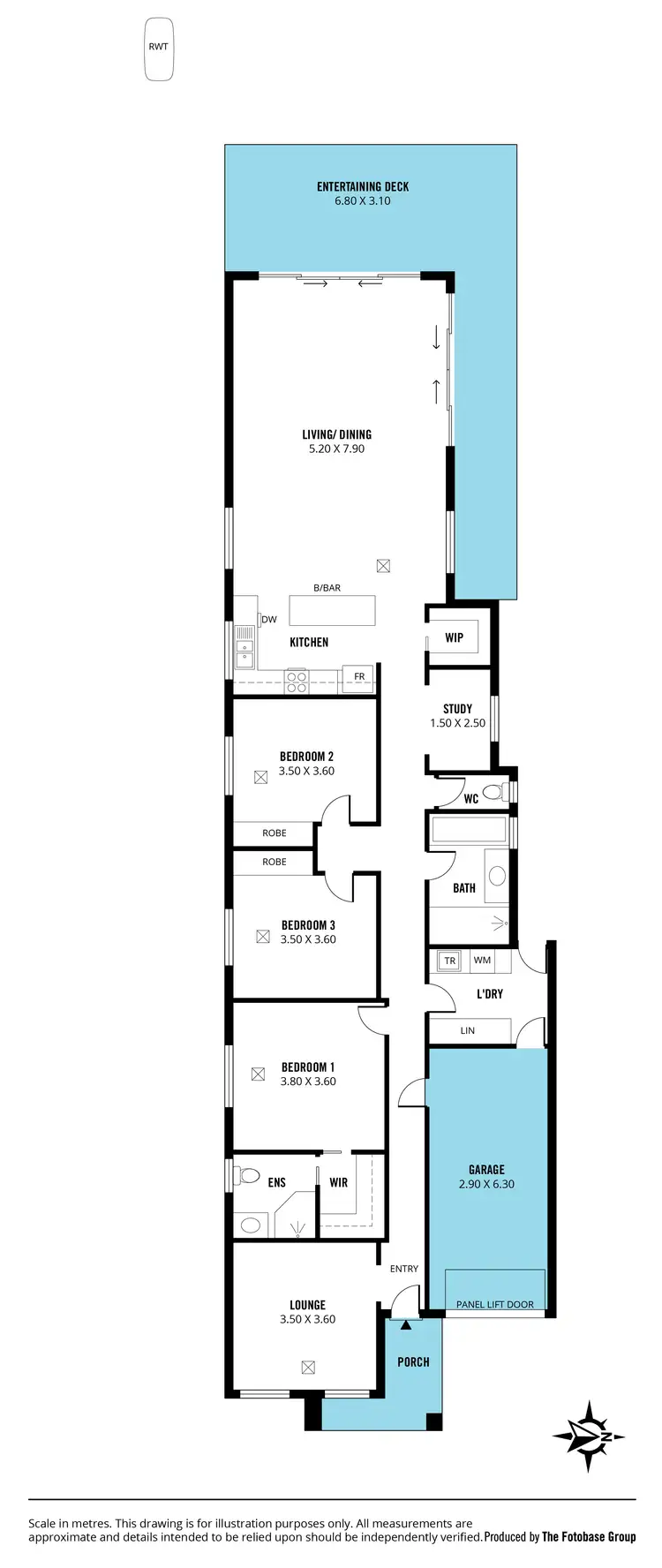 Floorplan of Homely house listing, 3b Wilson Street, Plympton Park SA 5038
