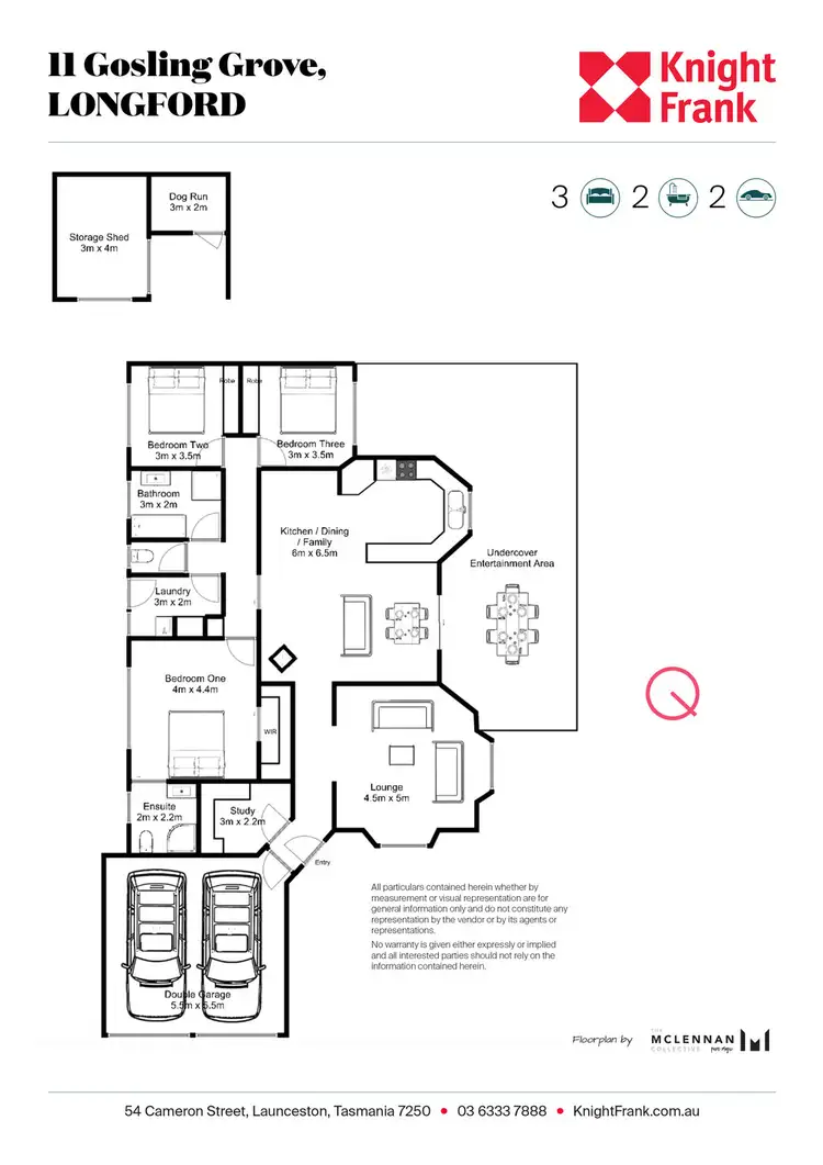 Floorplan of Homely house listing, 11 Gosling Grove, Longford TAS 7301