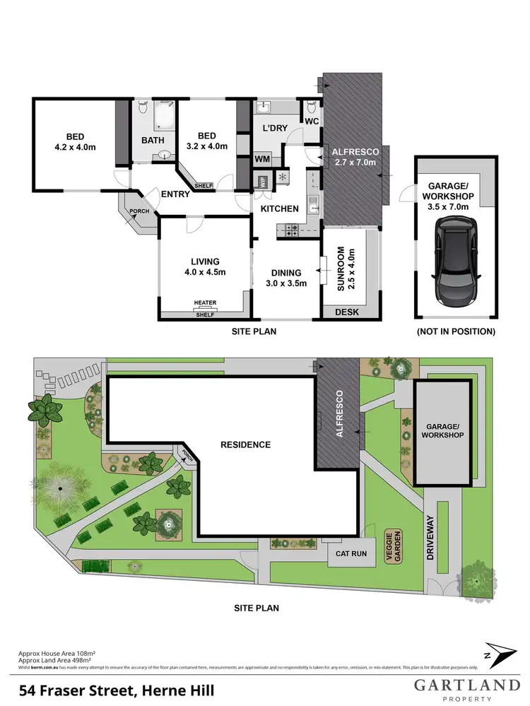 Floorplan of Homely house listing, 54 Fraser Street, Herne Hill VIC 3218