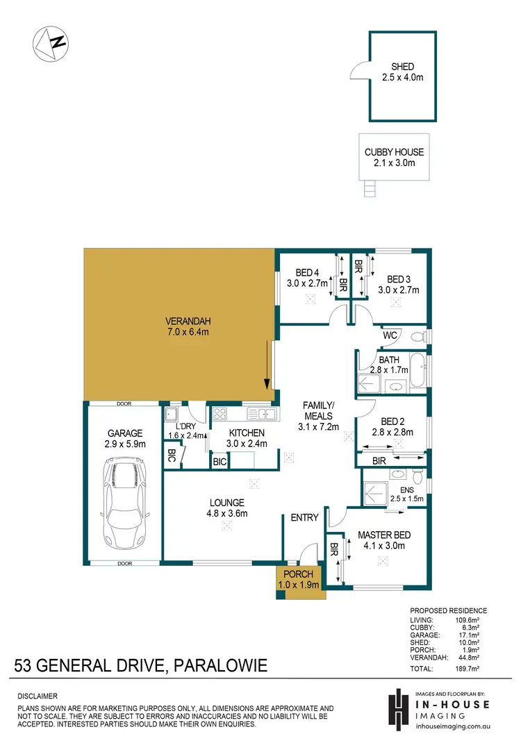 Floorplan of Homely house listing, 53 General Drive, Paralowie SA 5108