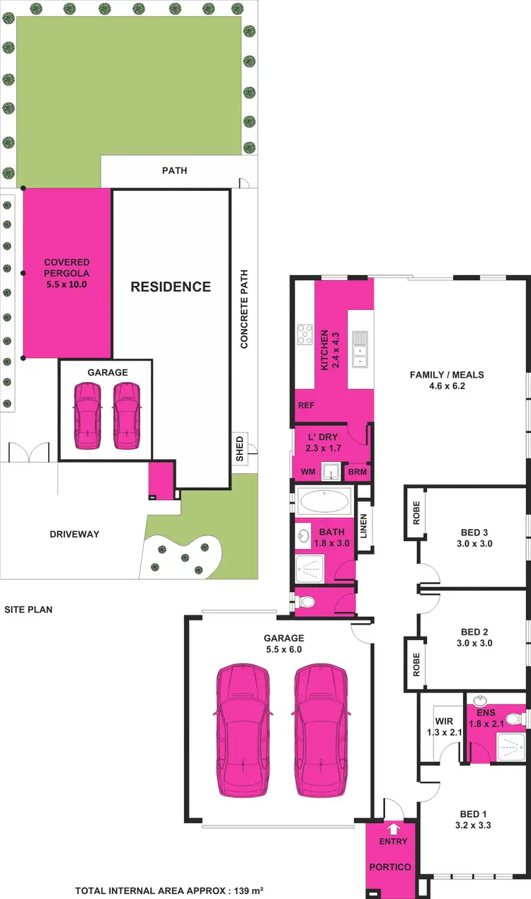 Floorplan of Homely house listing, 128 Canterbury Road West, Lara VIC 3212