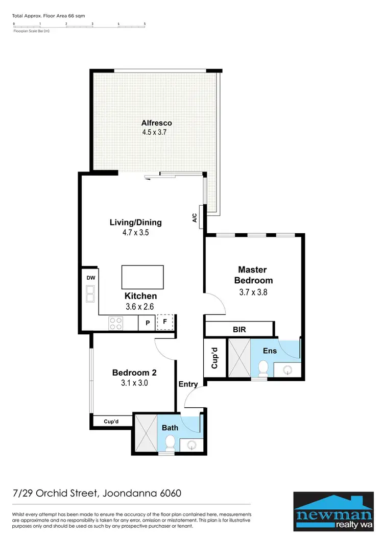 Floorplan of Homely unit listing, 7/29 Orchid Street, Joondanna WA 6060
