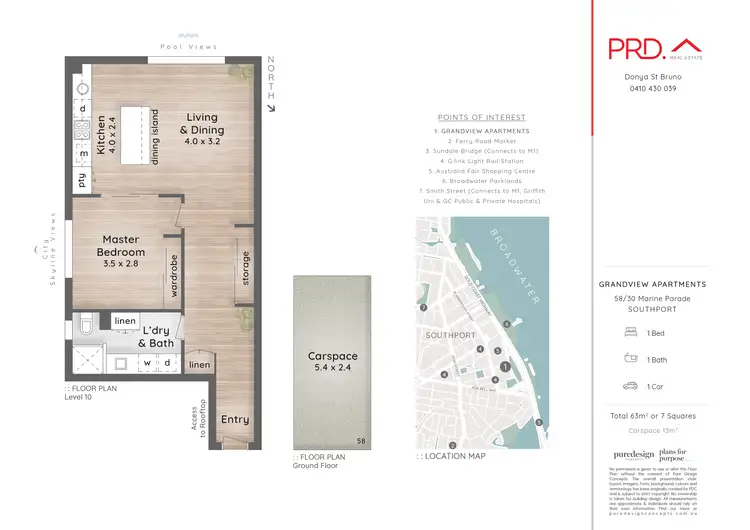 Floorplan of Homely apartment listing, 58/30 Marine Parade, Southport QLD 4215