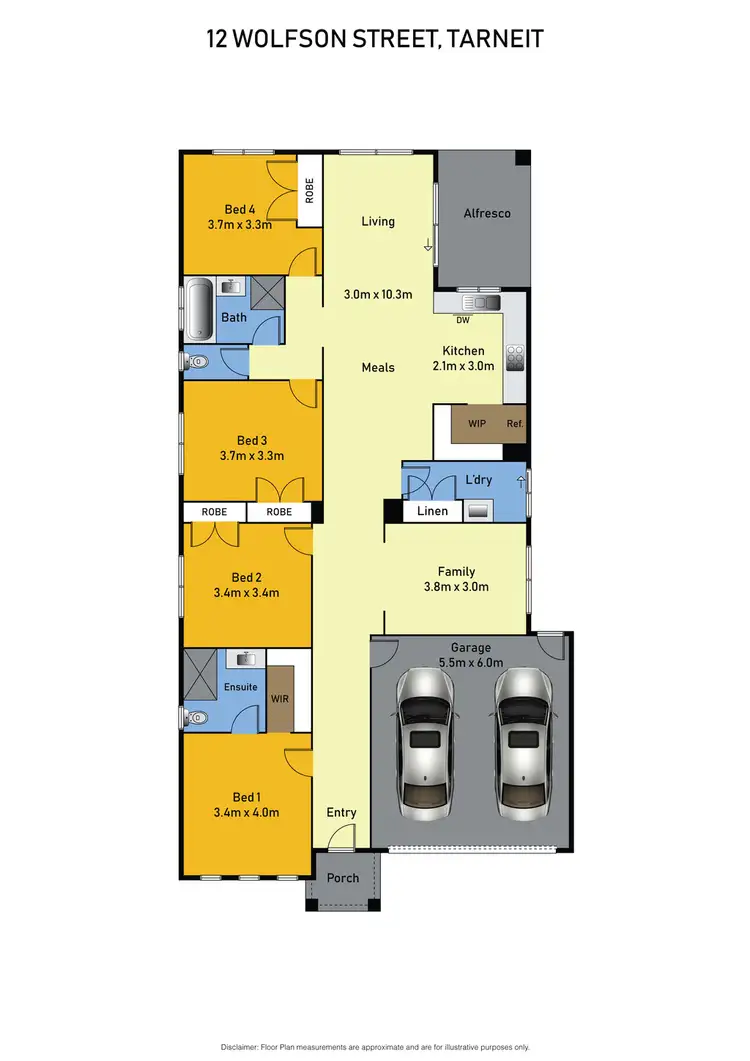 Floorplan of Homely house listing, 12 Wolfson Street, Tarneit VIC 3029
