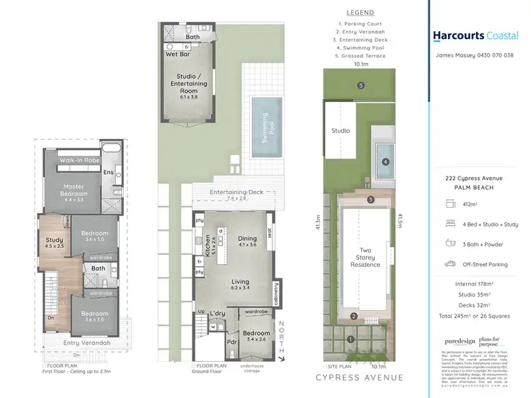 Floorplan of Homely house listing, 222 Cypress Terrace, Palm Beach QLD 4221