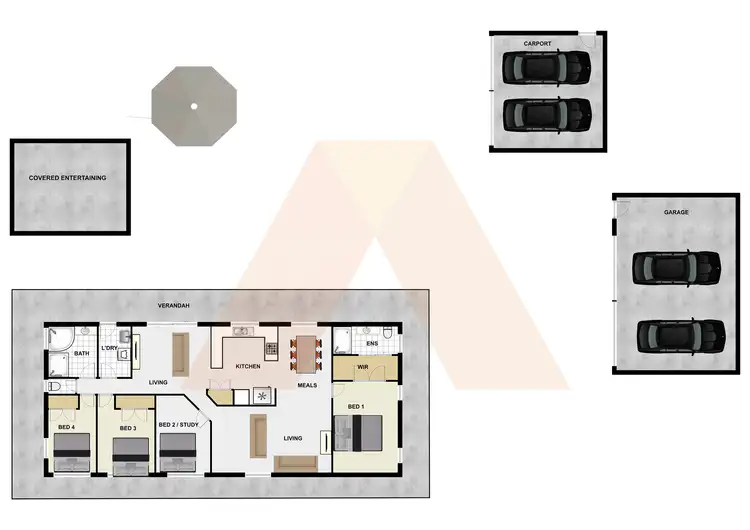 Floorplan of Homely house listing, 1071-1079 Teviot Road, South Maclean QLD 4280