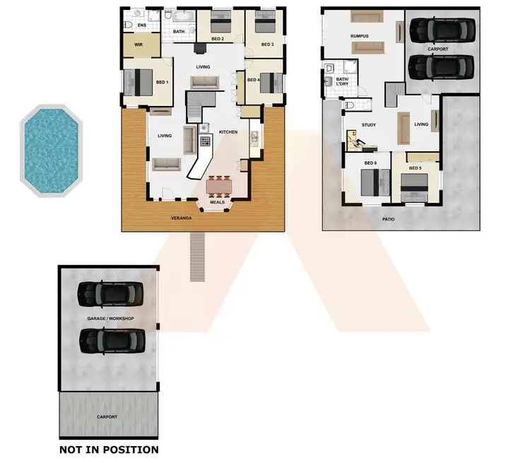 Floorplan of Homely house listing, 172-176 Ashwood Drive, Cedar Vale QLD 4285