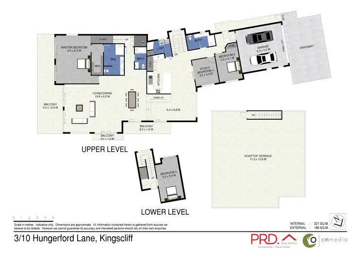 Floorplan of Homely apartment listing, 3/10 Hungerford Lane, Kingscliff NSW 2487