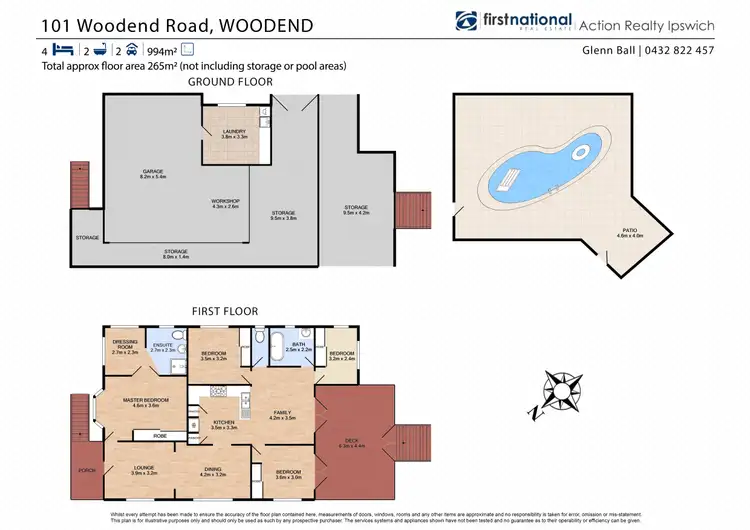 Floorplan of Homely house listing, 101 Woodend Road, Woodend QLD 4305