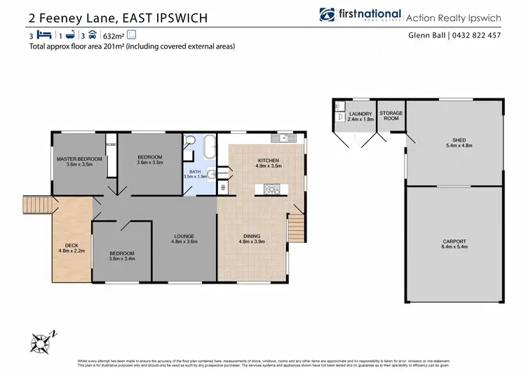 Floorplan of Homely house listing, 2 Feeney Lane, East Ipswich QLD 4305