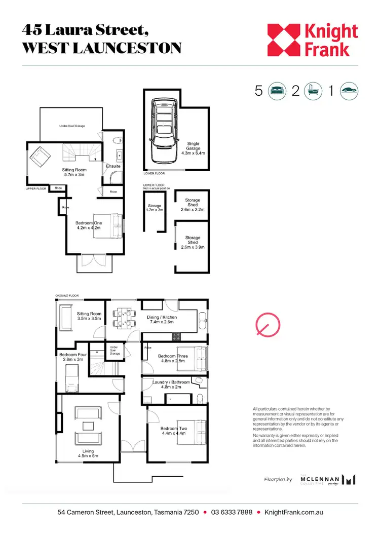 Floorplan of Homely house listing, 45 Laura St, West Launceston TAS 7250