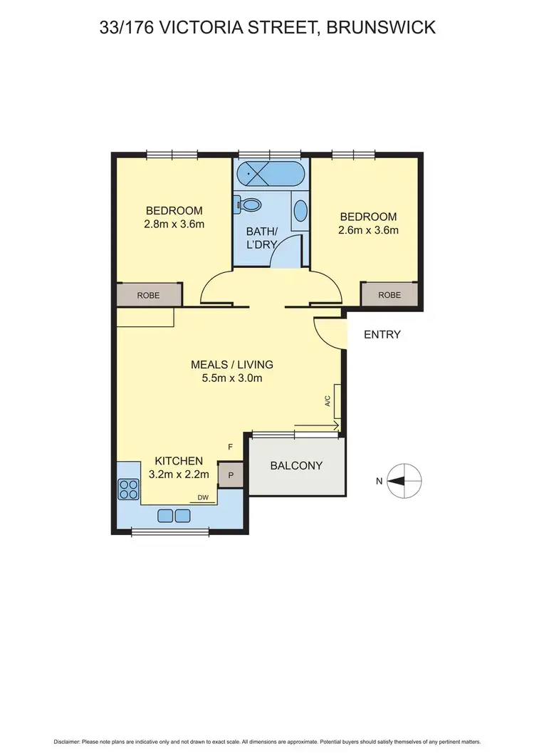 Floorplan of Homely unit listing, 33/174-176 Victoria Street, Brunswick VIC 3056
