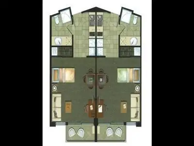 Floorplan of Homely apartment listing, 341 & 343/25 Lake Orr Drive, Robina QLD 4226