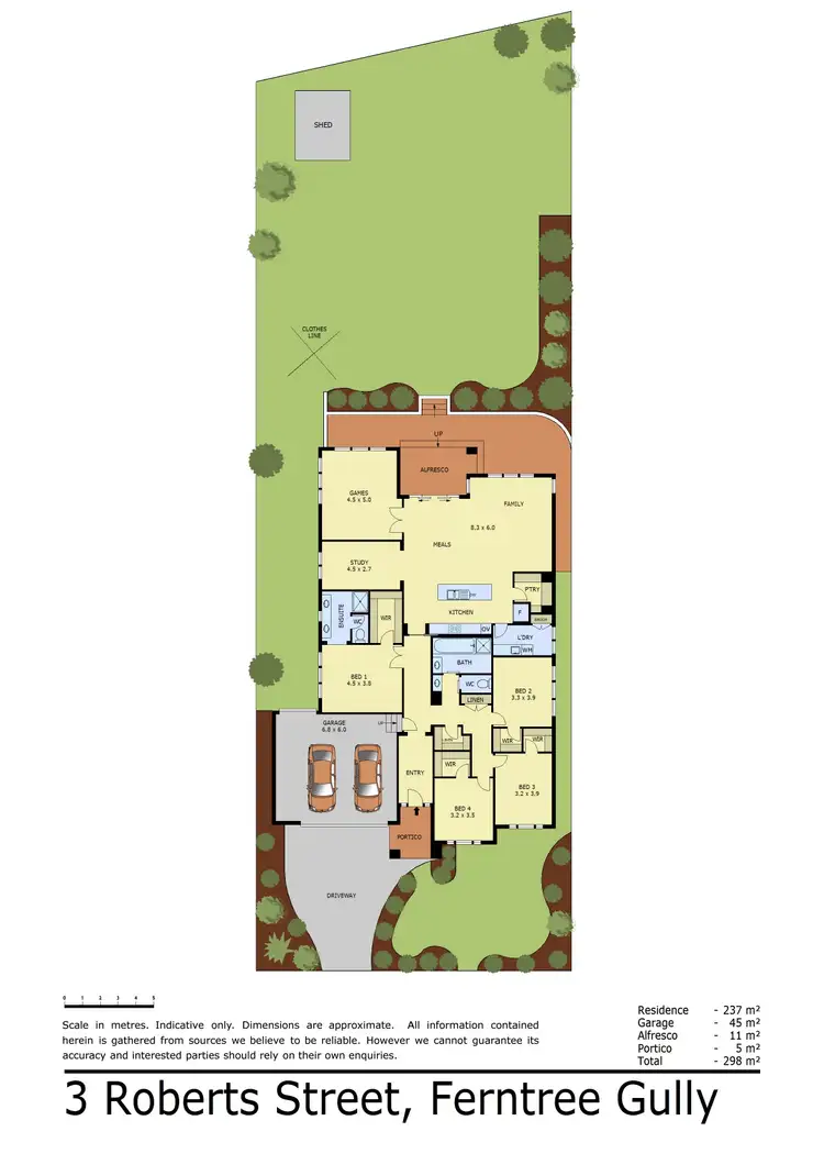 Floorplan of Homely house listing, 3 Roberts Street, Ferntree Gully VIC 3156
