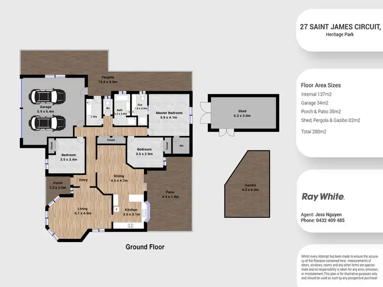 Floorplan of Homely house listing, 27 Saint James Circuit, Heritage Park QLD 4118