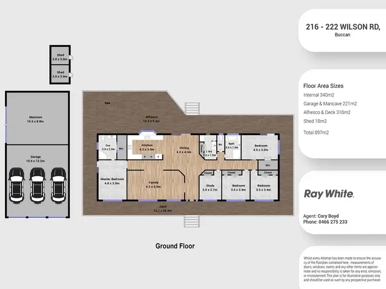 Floorplan of Homely house listing, 216-222 Wilson Road, Buccan QLD 4207