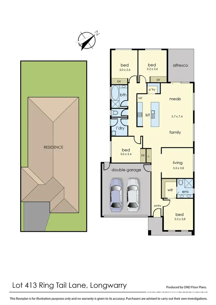 Floorplan of Homely house listing, 2 Ring Tail Lane, Longwarry VIC 3816