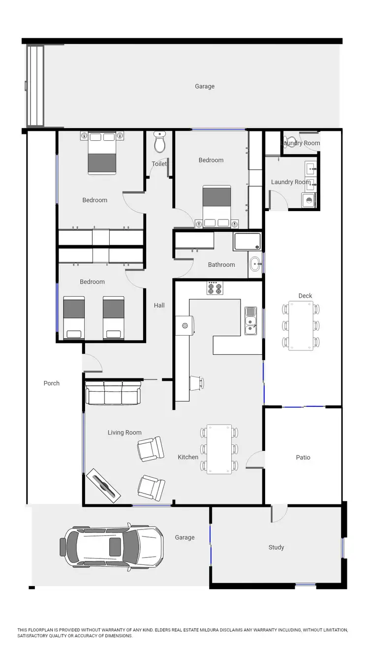 Floorplan of Homely rural property listing, 5354 Sturt Highway,, Cullulleraine VIC 3496