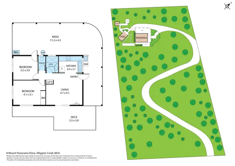 Floorplan of Homely house listing, 8 Mount Panorama Drive, Alligator Creek QLD 4816
