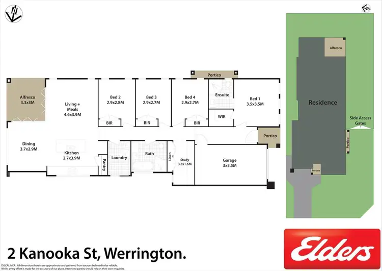 Floorplan of Homely house listing, 2 Kanooka Street, Werrington NSW 2747