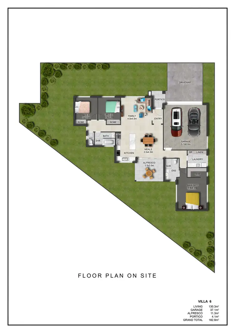 Floorplan of Homely house listing, Villa 6 23 Quandong Place, Kew NSW 2439