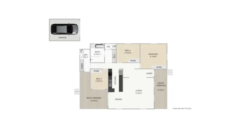 Floorplan of Homely house listing, 13 Huish Street, Eastern Heights QLD 4305