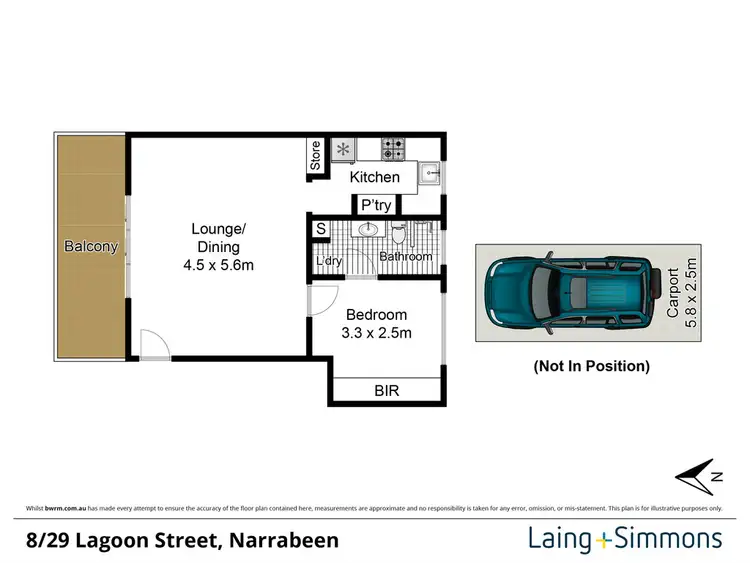 Floorplan of Homely apartment listing, 8/29 Lagoon Street, Narrabeen NSW 2101