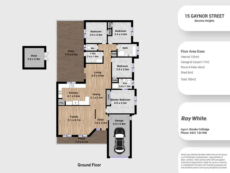 Floorplan of Homely house listing, 15 Gaynor Court, Boronia Heights QLD 4124