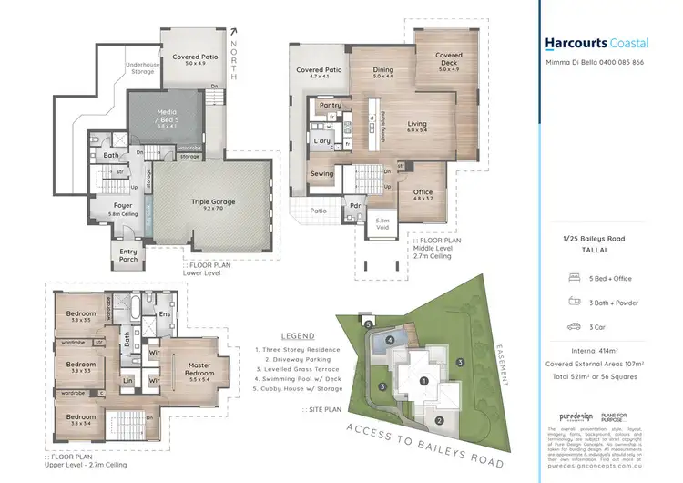 Floorplan of Homely house listing, 25 Baileys Road, Tallai QLD 4213