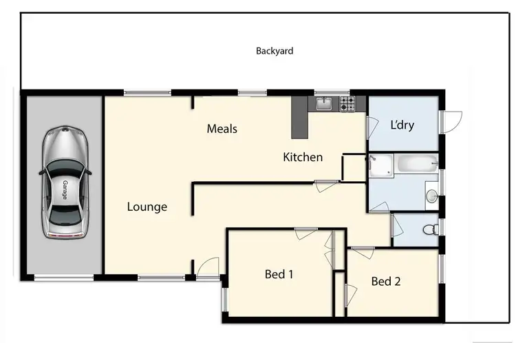 Floorplan of Homely unit listing, 4/18-20 Brunt Street, Cranbourne VIC 3977