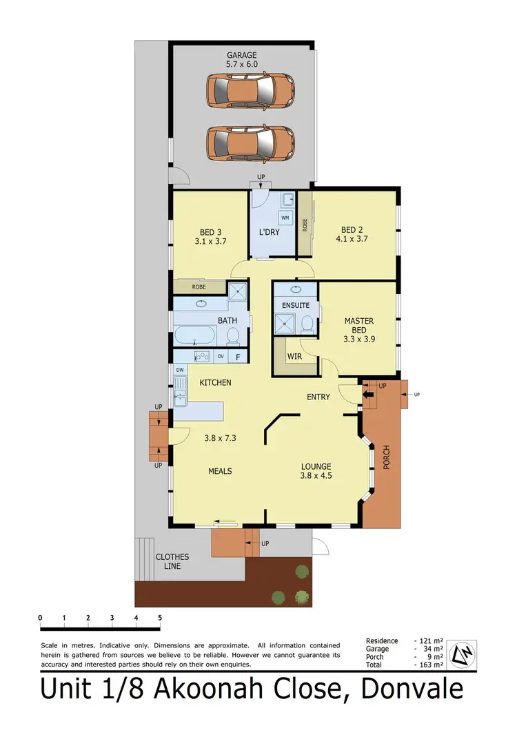 Floorplan of Homely unit listing, 1/8 Akoonah Close, Donvale VIC 3111