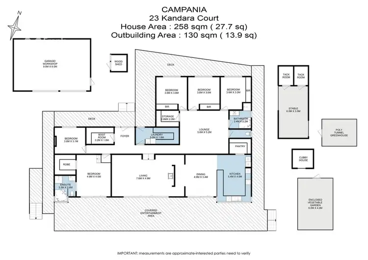 Floorplan of Homely house listing, 23 Kandara Court, Campania TAS 7026