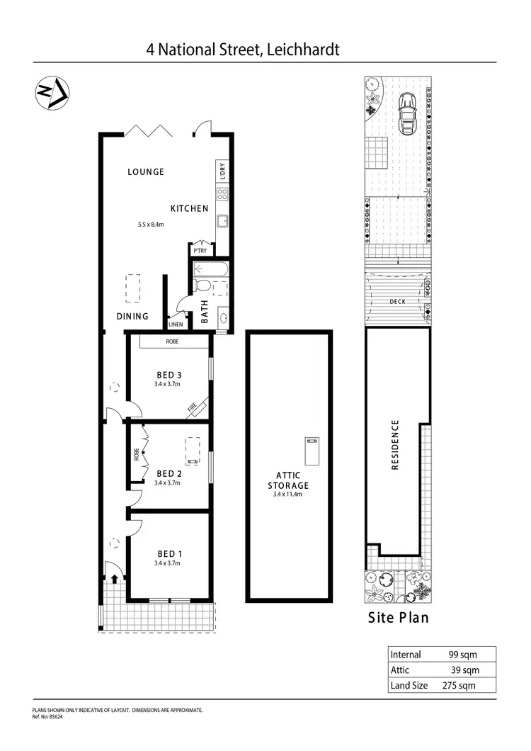 Floorplan of Homely house listing, 4 National Street, Leichhardt NSW 2040