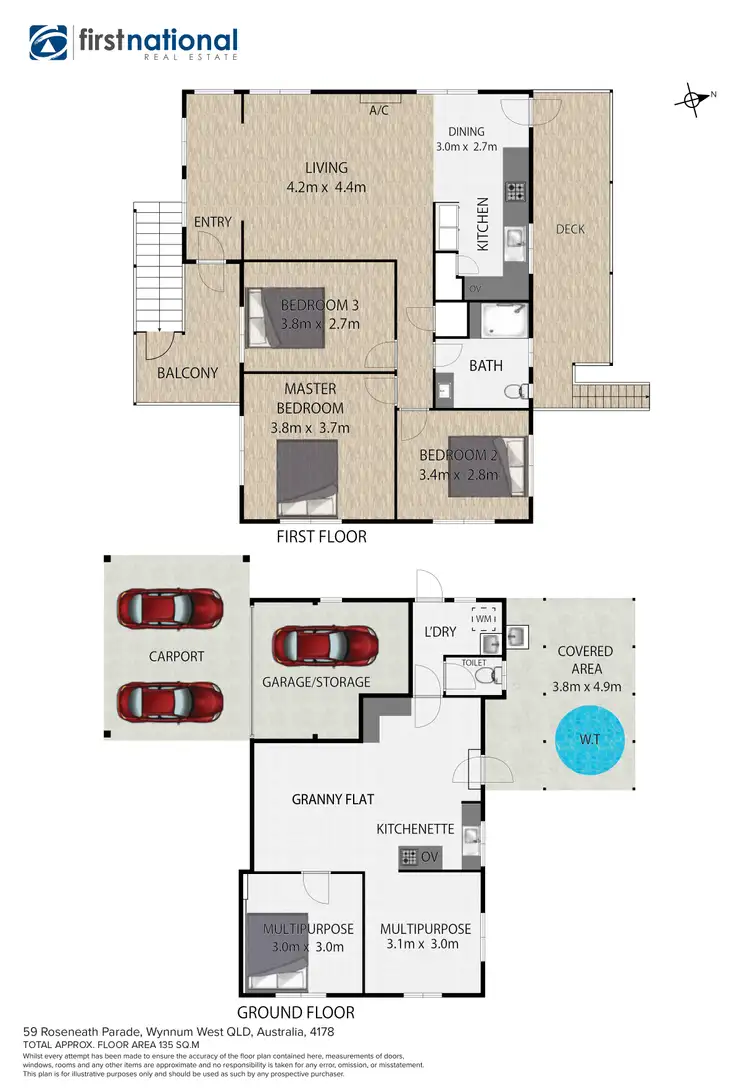 Floorplan of Homely house listing, 59 Roseneath Parade, Wynnum West QLD 4178