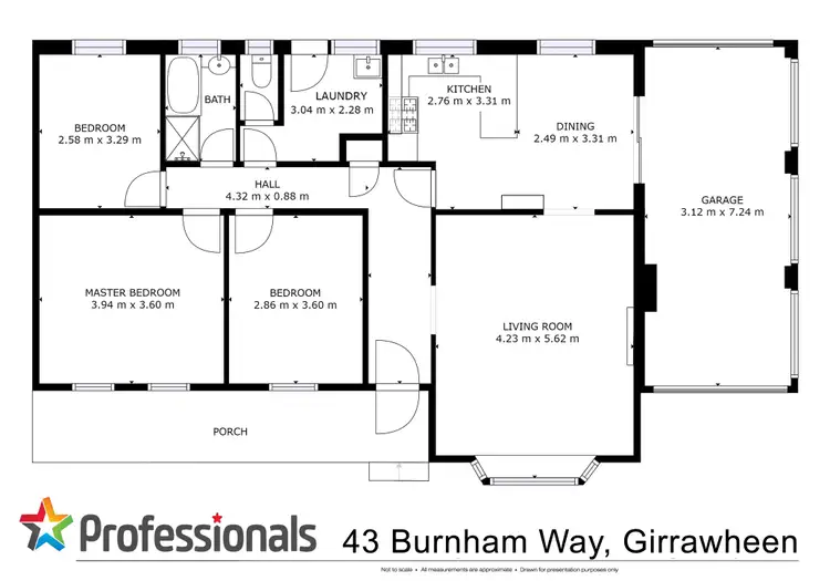 Floorplan of Homely house listing, 43 Burnham Way, Girrawheen WA 6064