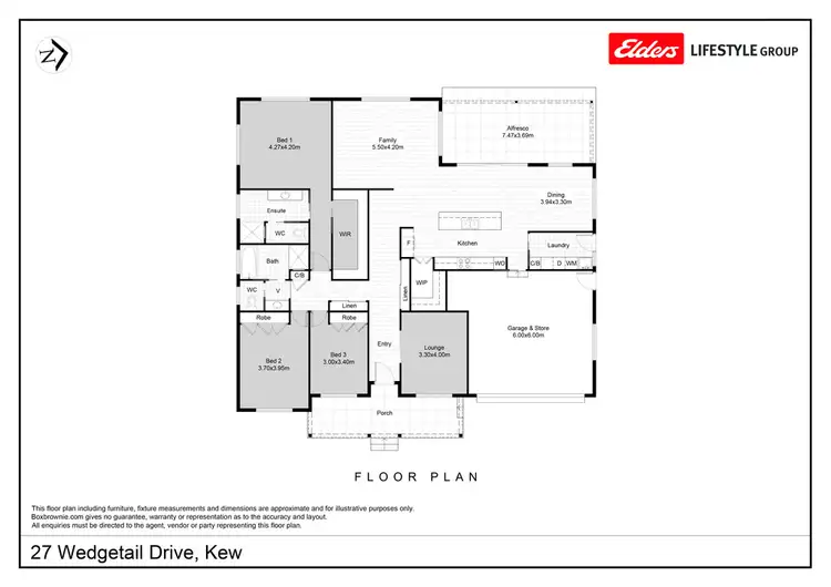Floorplan of Homely house listing, 27 Wedgetail Drive, Kew NSW 2439