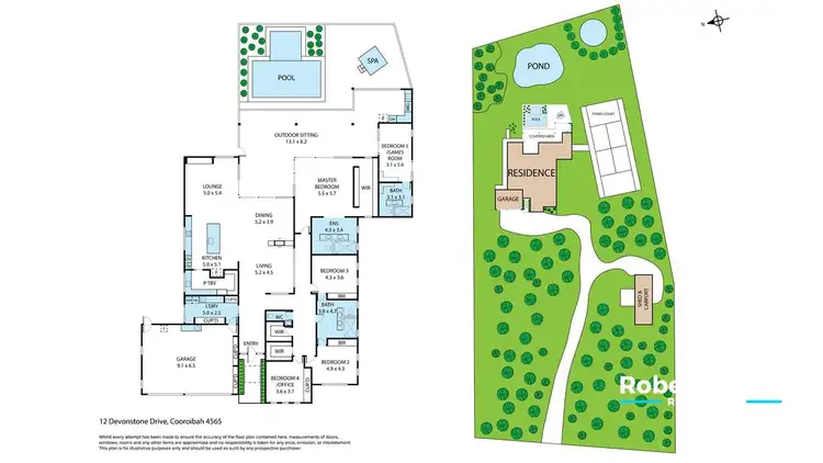 Floorplan of Homely house listing, 12 Devonstone Drive, Cooroibah QLD 4565