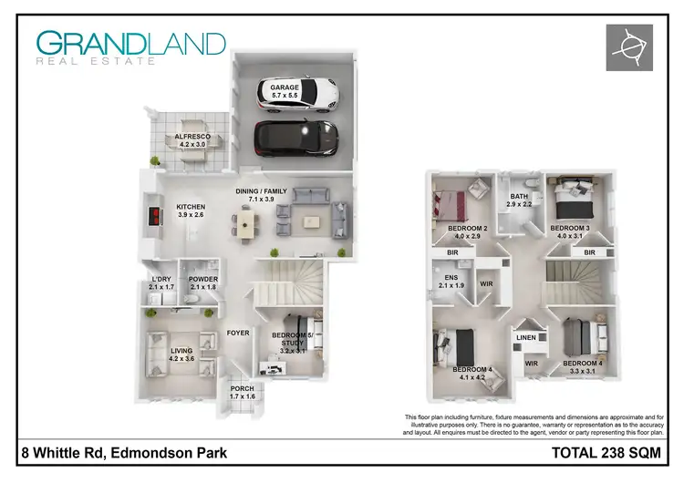 Floorplan of Homely house listing, 8 Whittle Road, Edmondson Park NSW 2174