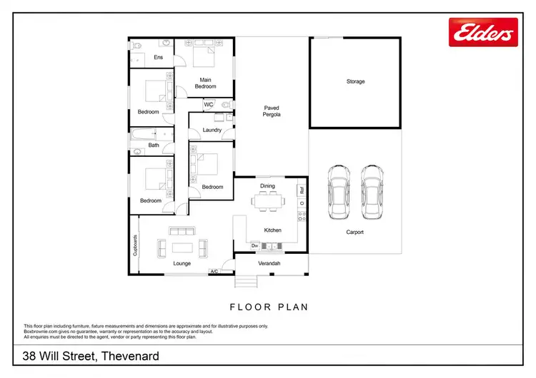 Floorplan of Homely house listing, 38 Will Street, Thevenard SA 5690