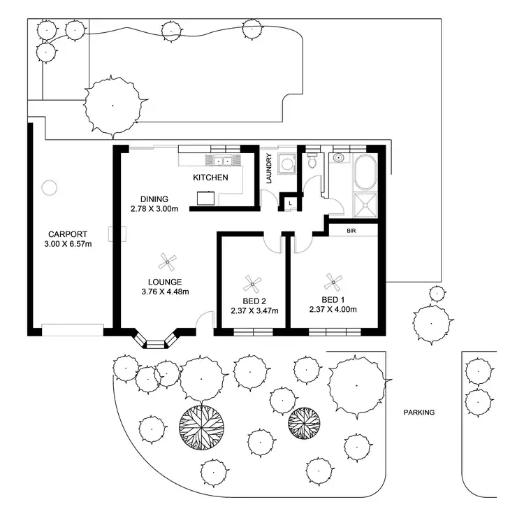 Floorplan of Homely unit listing, 5/28 South Terrace, Pooraka SA 5095