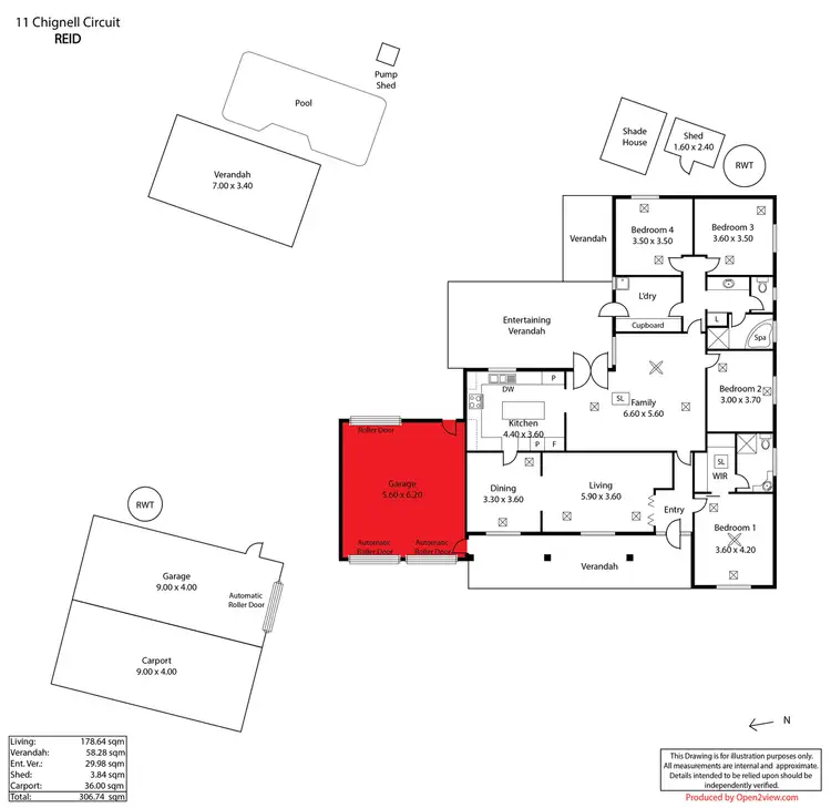 Floorplan of Homely house listing, 11 Chignell Circuit, Reid SA 5118