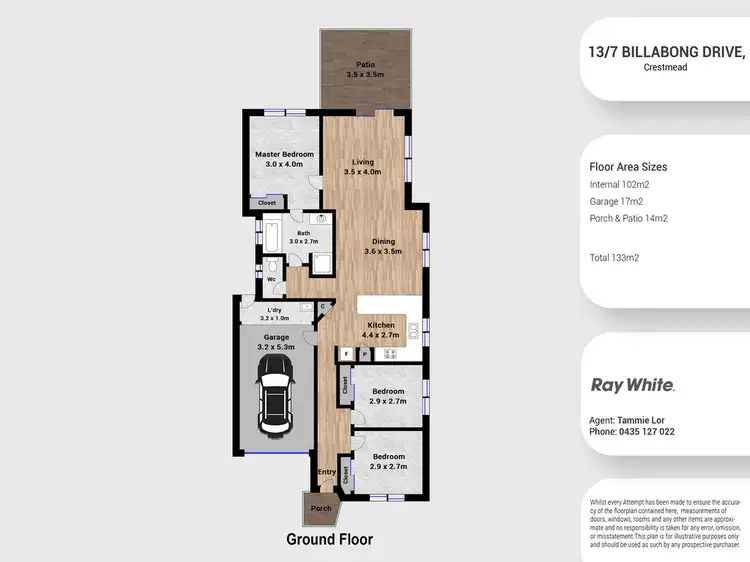 Floorplan of Homely house listing, 13/7 Billabong Drive, Crestmead QLD 4132
