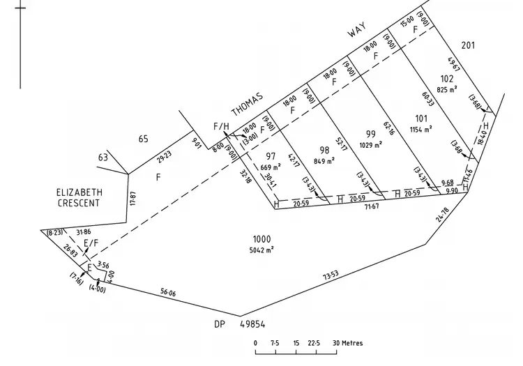 Floorplan of Homely land listing, 24 Thomas Way, Hallett Cove SA 5158